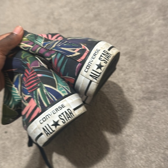 Converse Tropical Print High Top Sneakers SIZE 13M 15W - Picture 5 of 8